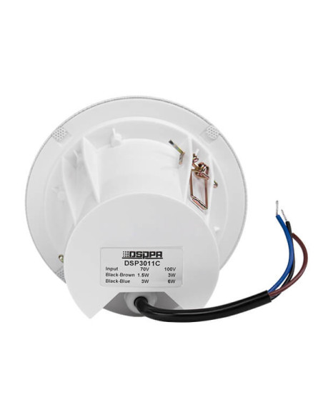 DSP3011C,Difuzor de tavan impermeabil fara rama, DSPPA DSP3011C, 3", 6W (cu transformator 100V)