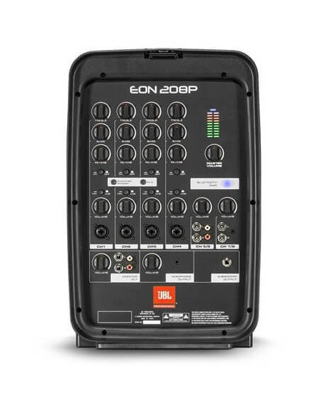 EON208P,Boxe active portabile 300W JBL EON 208P, 2 cai, mixer incorporat