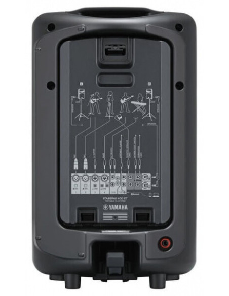 400BT,Sistem portabil PA 2x200W YAMAHA STAGEPAS 400BT, Mixer detasabil, Bluetooth