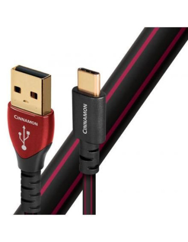 USBCIN20.75CA,Cablu AudioQuest Cinnamon USB 2.0 C - USB A, 0.75m