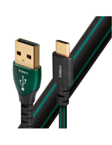 USBFOR201.5CA,Cablu AudioQuest Forest USB A - USB C, 1.5m