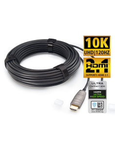 009245015,Cablu HDMI 2.1 prin fibra optica, 8K/10K, 15m, 009245015, Inakustik