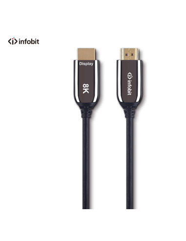 AOC-AA8K-20,Cablu optic Infobit iFiber HDMI 2.1-8K -AOC, tip A la A, 20 m