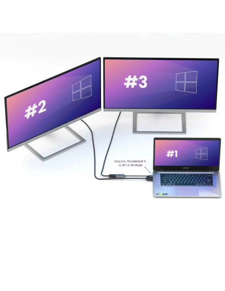 08369,Adaptor/cablu USB-C la HDMI 15cm Marmitek, 08369
