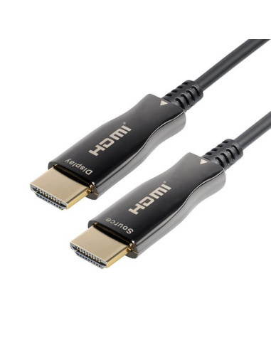 HD-50M2.0-OFC-CABHCT,Cablu optic HDMI M/M prin fibra optica V2.0 HCT, 50m, 028-230