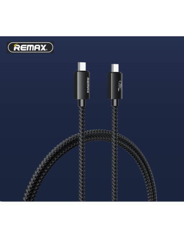 RC-C039,Cablu USB4.0 Type-C tata-tata de 1m, 40Gbps, RC-C039, Remax