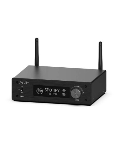 H50,Streamer audio cu amplificare Arylic H50, 2x50W, Bluetooth, HDMI ARC, Airplay 2, Alexa, Spotify si Tidal Connect