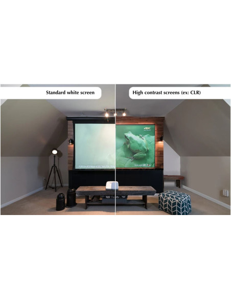 AR120H-CLR3,Ecran de proiectie EliteScreens AR120H-CLR3, rama fixa, 266 x 149 (120"), Ambient Light Rejecting, ALR ULTRA SHORT