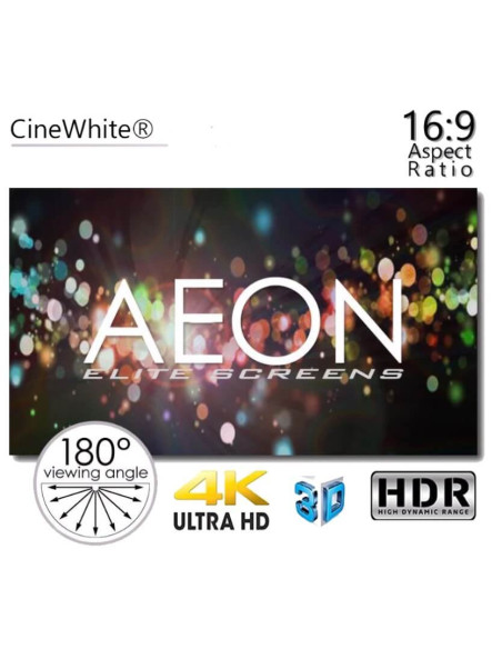 AR120H-CLR3,Ecran de proiectie EliteScreens AR120H-CLR3, rama fixa, 266 x 149 (120"), Ambient Light Rejecting, ALR ULTRA SHORT