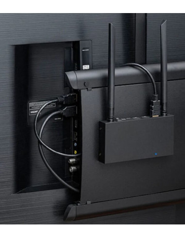25008425,Extender HDMI TV Anywhere Wireless 4K60, Marmitek 25008425, 5Ghz, 200m in linie vizuala, 50m prin podele/pereti