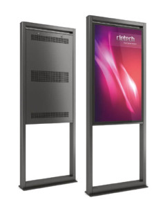 TOT-T1V55N-BBB,Totem de exterior Kiosk T1V55N-BB, pentru display fulloutdoor LG 55''