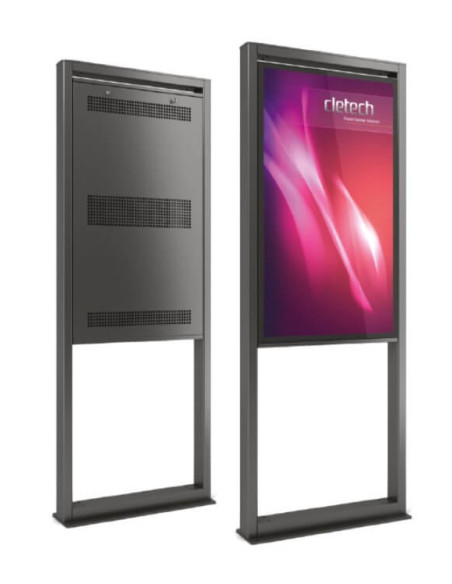 TOT-T1V55N-BBB,Totem de exterior Kiosk T1V55N-BB, pentru display fulloutdoor LG 55''