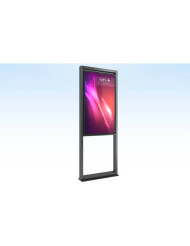 TOT-T1V55N-BBB,Totem de exterior Kiosk T1V55N-BB, pentru display fulloutdoor LG 55''