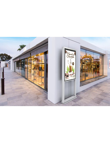 TOT-T1V55N-BBB,Totem de exterior Kiosk T1V55N-BB, pentru display fulloutdoor LG 55''