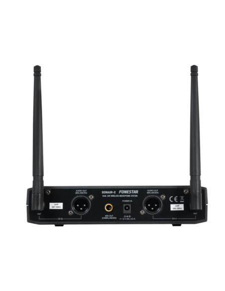 SONAIR-2M,Microfon dublu de mana Wireless Fonestar SONAIR-2M
