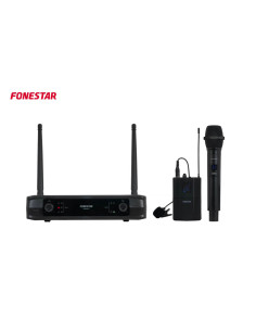 SONAIR-2MP,Microfon de mana + lavaliera Wireless Fonestar SONAIR-2MP