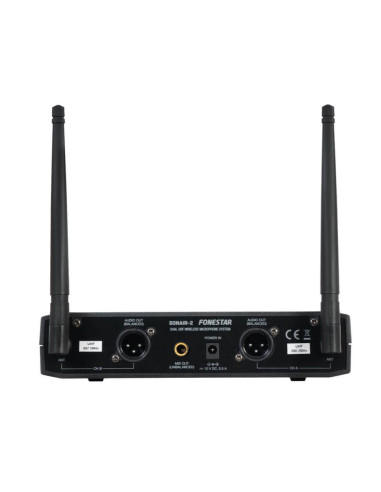 SONAIR-2MP,Microfon de mana + lavaliera Wireless Fonestar SONAIR-2MP