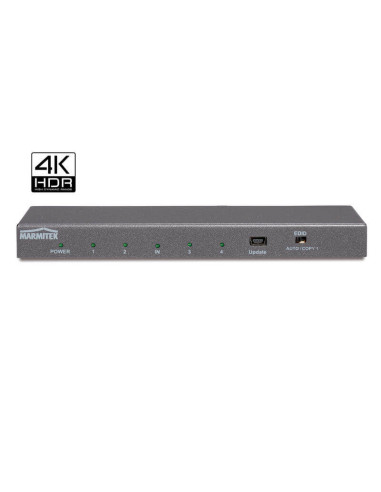 08325,Splitter HDMI Marmitek cu 4K60 (4:4:4) si suport UHD, Split 614 UHD 2.0 – 1 in/ 4 out