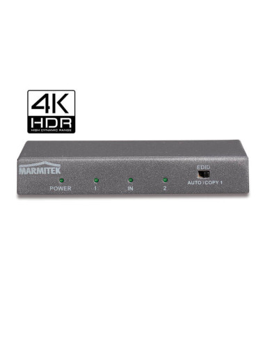 08323,Multiplicator Splitter HDMI Marmitek 612 UHD 2.0 cu 4K60 (4:4:4), suport UHD – 1in/2out