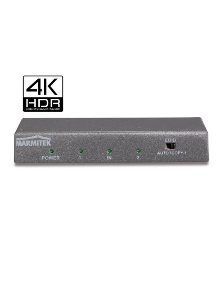 08323,Multiplicator Splitter HDMI Marmitek 612 UHD 2.0 cu 4K60 (4:4:4), suport UHD – 1in/2out