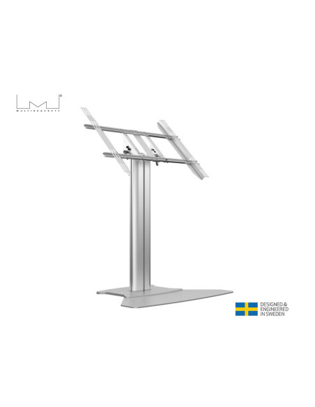 7350073737420,Stand LCD de podea Single Multibrackets MB-7420, 32-55", aluminiu, max.60 kg, argintiu