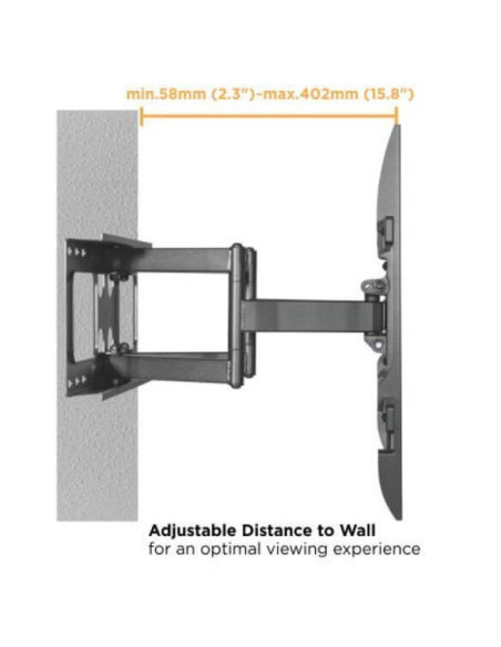 BM-X69,Suport TV de perete Full-Motion Blackmount BM-X69, 37"-80", max.60 kg
