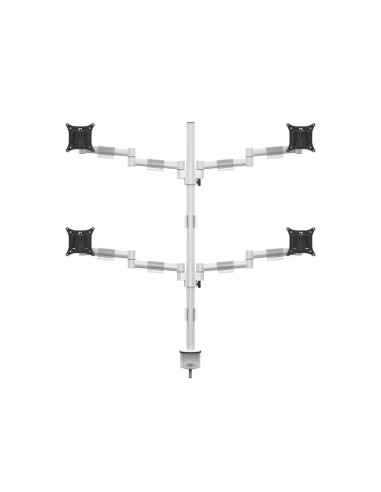 7350073735587,Suport 4 monitoare Multibrackets MB-5587 Officeline Quad, 15"-30", max.8 kg/ecran, alb