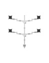7350073735587,Suport 4 monitoare Multibrackets MB-5587 Officeline Quad, 15"-30", max.8 kg/ecran, alb