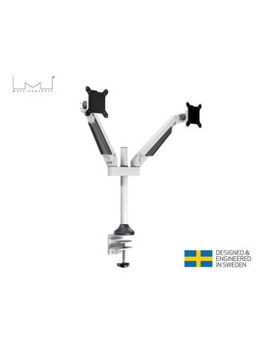 7350022737181,Suport 2 monitoare Gas Lift Multibrackets MB-7181, 15"-32", min.2 - max.10 kg/monitor, alb