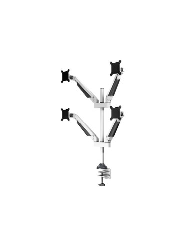 7350022737211,Suport 4 monitoare Gas Lift Multibrackets MB-7211, 15"-32", min.2 - max.10 kg/monitor, alb