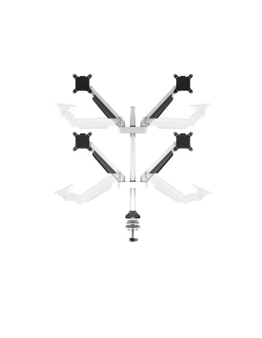 7350022737211,Suport 4 monitoare Gas Lift Multibrackets MB-7211, 15"-32", min.2 - max.10 kg/monitor, alb