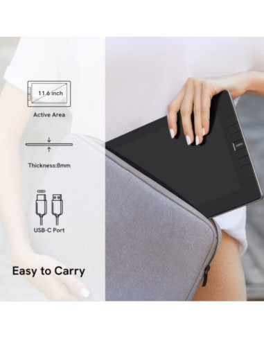 VK1200-V2,Tableta grafica cu display Veikk VK1200-V2