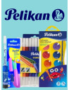 Carioci, creioane colorate, markere, stilouri, creioane, pixuri, acuarele, plastilina Pelikan