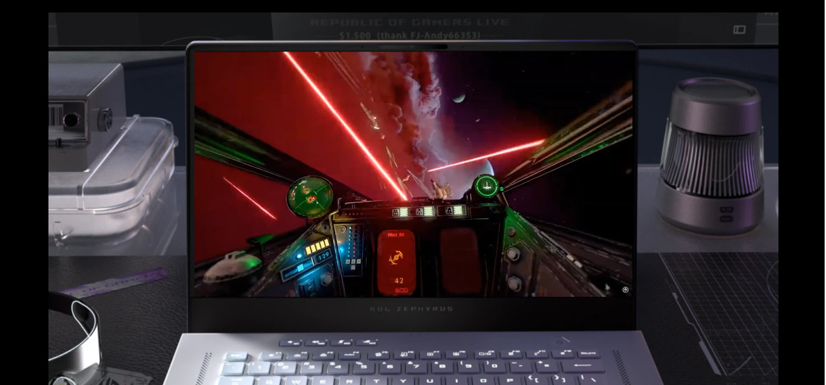 imagine laptop asus rog zephyrus g15 ga503rw-ln061w amd ryzen
