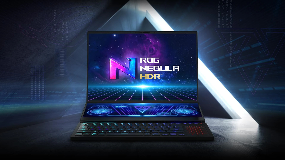 imagine laptop asus gaming rog zephyrus duo procesor amd