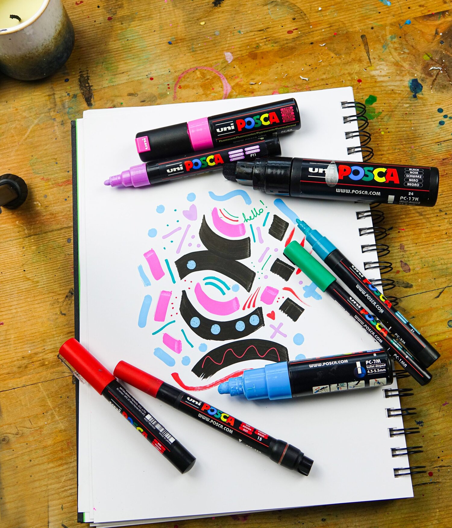 Uni-Posca Paint Markers — Asel Art Supply