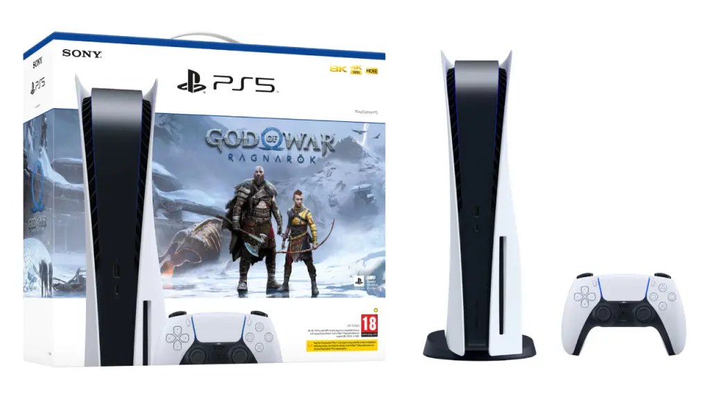 Consola Playstation 5 Standard Edition 825 Gb Disc + Joc Ps5 God Of War Ragnarok 64a27f300b85d